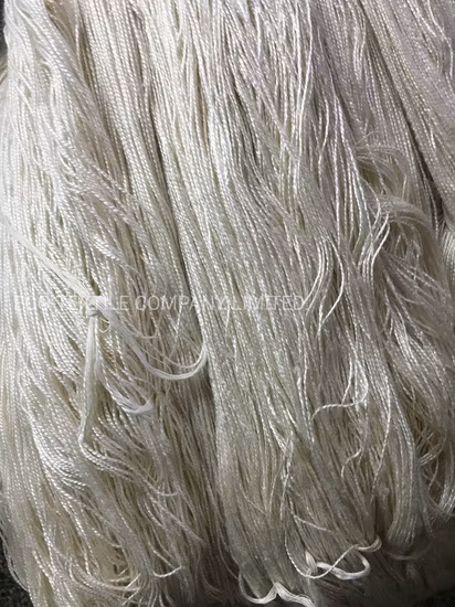 Super macio e branco amoreira seda/lã merino longo grampo penteado fio misturado para tapeçarias de tapete de tufo de mão