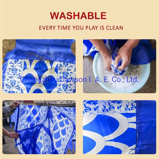 Poi fluido de seda do dragão azul 3D, serpentina de fita para prática em espiral de arremesso Modelo 3D